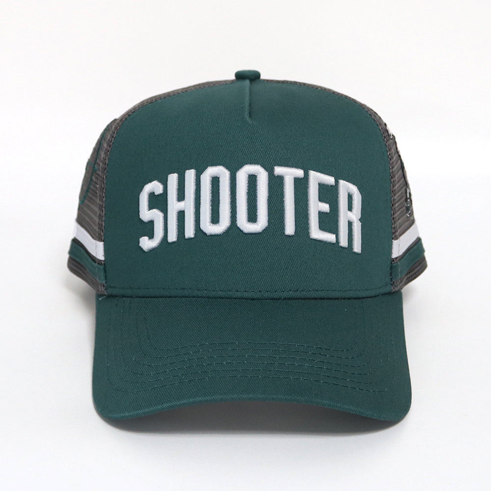 Shooter Soccer V1 Trucker – Green/Gray Edition -Snapback