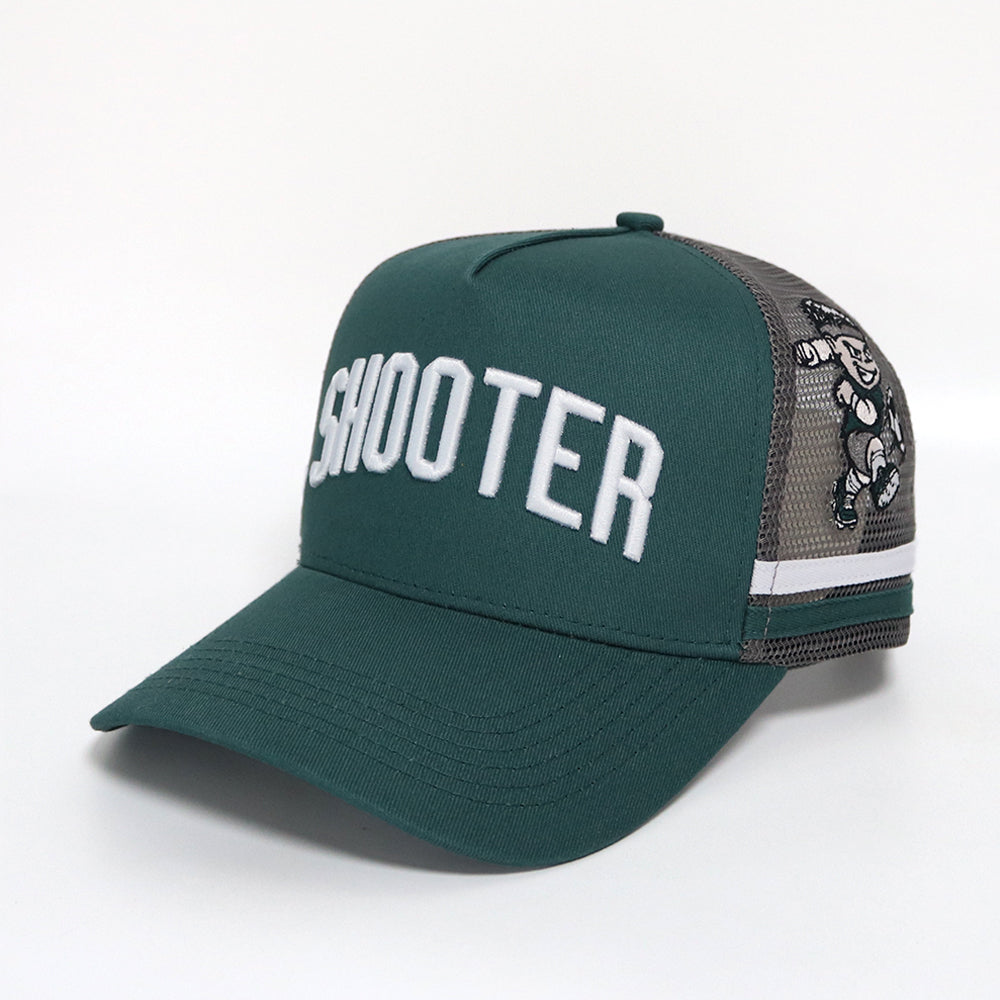 Shooter Soccer V1 Trucker – Green/Gray Edition -Snapback