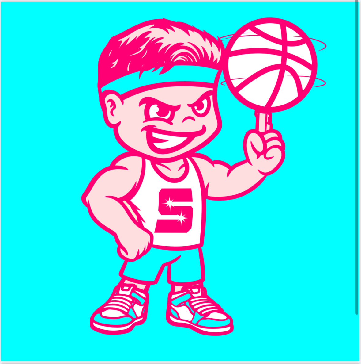 SHOOTER BASKETBALL MIAMI SWIM AND PLAY