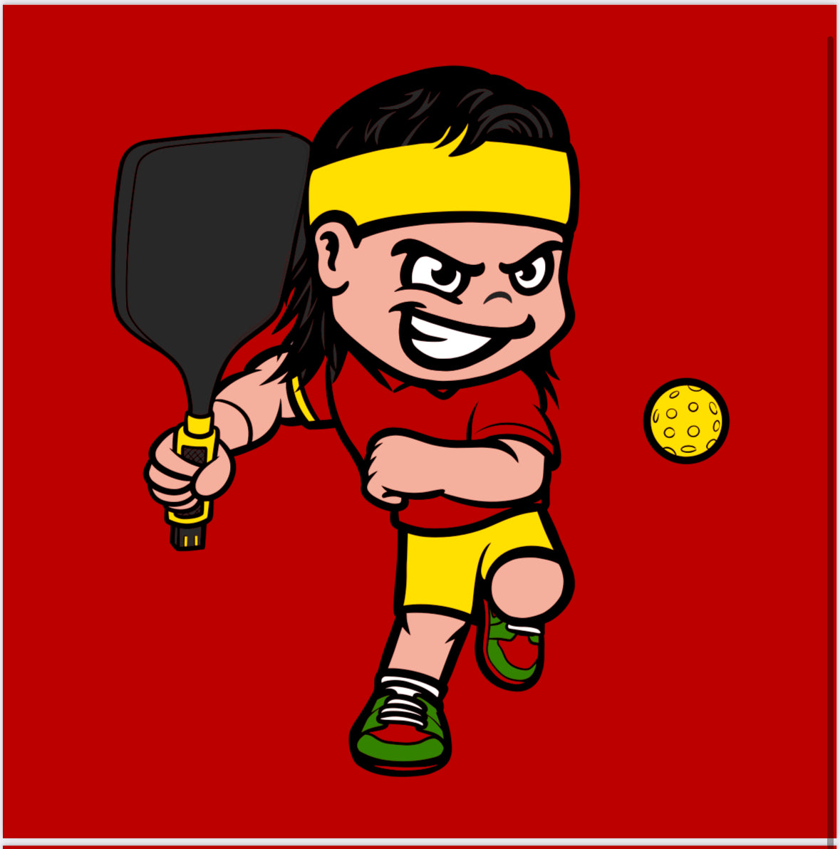 Pickleball Red Hot Rasta Swim and Play