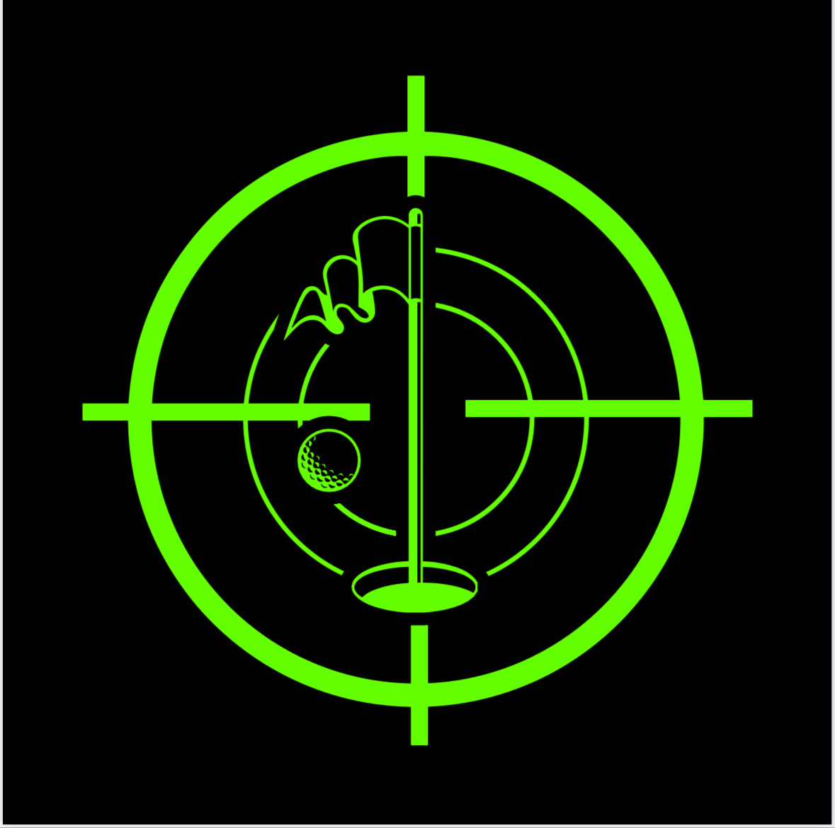 Shooter Brand Golf Black Neon - Drink and Play -Weatherproof - Snapback