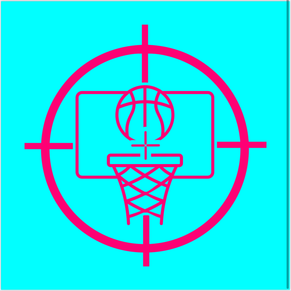 Shooter Brand Basketball MIAMI Hot Pink - Reverse - Snapback